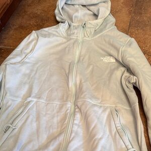 The North Face Pale GreenFull-Zip Hoodie